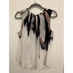 New York and Company Multicolor Shell Sleeveless Blouse Women's Medium